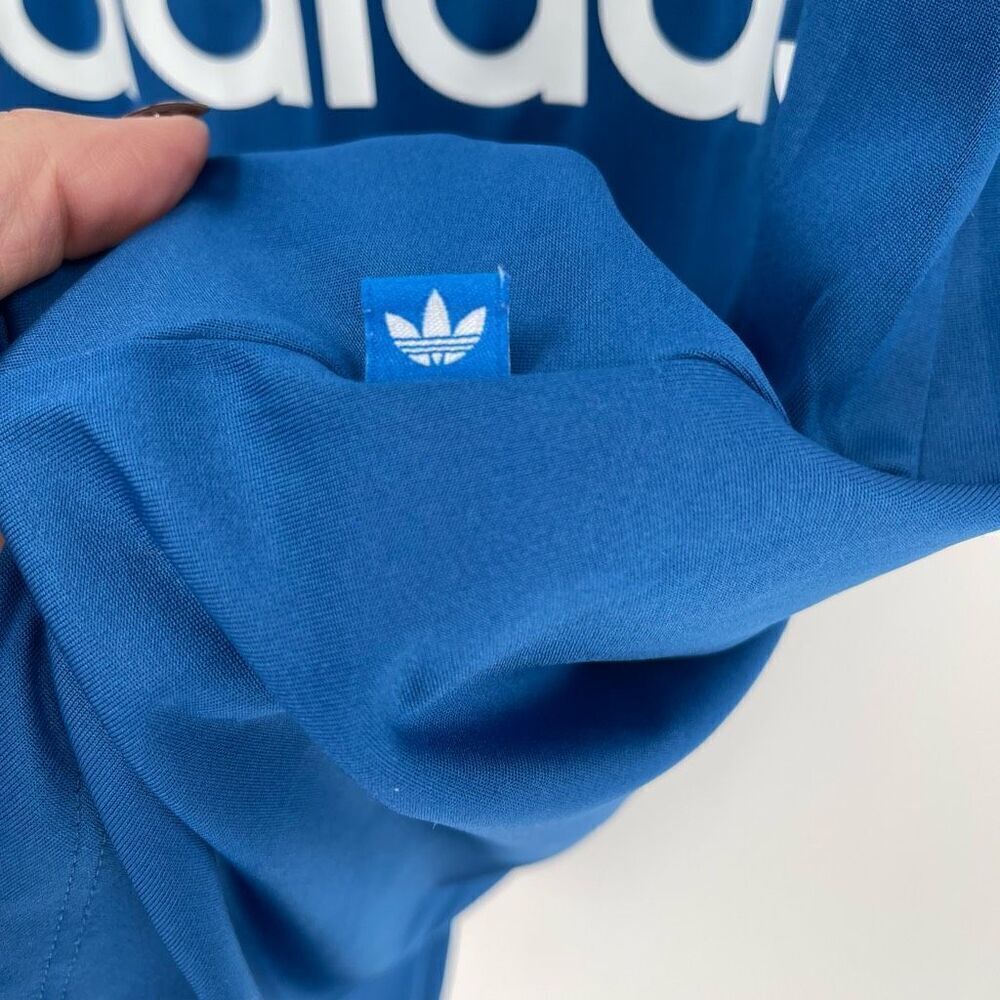 Adidas Originals Trefoil Performance Track Tank Top Women XS Blue White - Picture 3 of 7